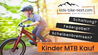 Kinderfahrrad kaufen - Darauf kommt es bei 16 Zoll , 20 Zoll und 24 Zoll Mountainbikes für Kinder an