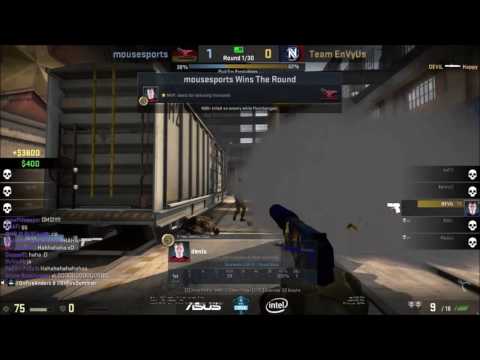 EnVyUs vs mousesports - CS:GO - ESL One Cologne (Devil knife Happy)
