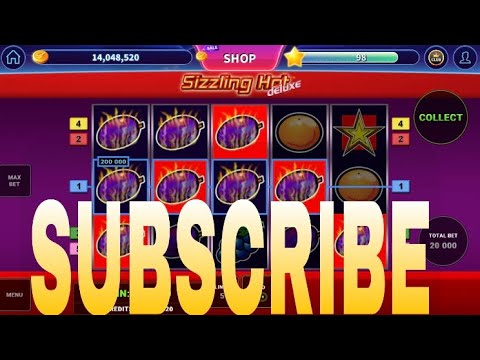 Sizzling Hot Deluxe Level Up 100 MEGA WIN - BET 50.000