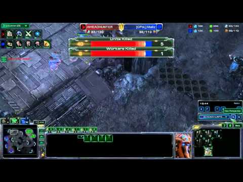 AiHEADHUNTER vs Matiz - Starcraft 2 PvZ