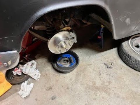 Disc brake conversion on my 55 Chevy!