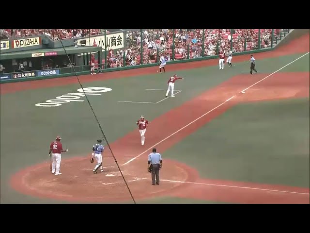 【4回裏】ファイターズ・大野 まさかの悪送球で同点に追いつかれる 2015/7/5 E-F