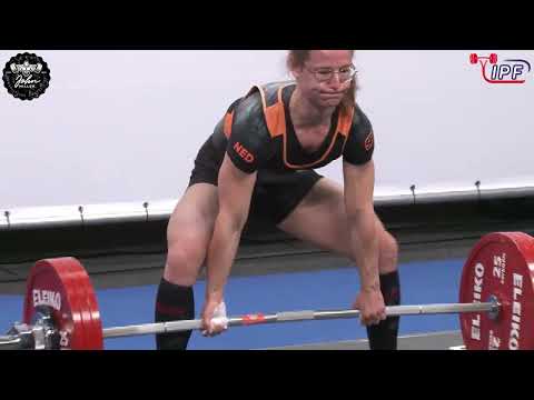 Iris Scholten- 3rd Place 505kg Total - 63kg Class 2022 IPF World Women's Classic