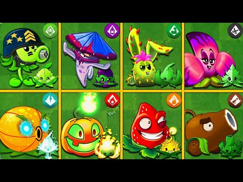 3x Team Plant Max Level Vs x20 Zombie Zcorp Racer Chair Pvz2 Challenge