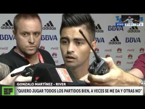 Pity Martínez Me enojé un poco con la jugada de Andrade River vs Belgrano 2 1 2017