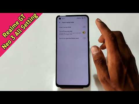 How To Enable Battery Saving Mode in Realme GT Neo 3 , Realme GT Neo 3 Battery Saving Mode Kaise