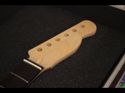 Harley Benton Guitar kit T-style (part 7) : shaping the headstock
