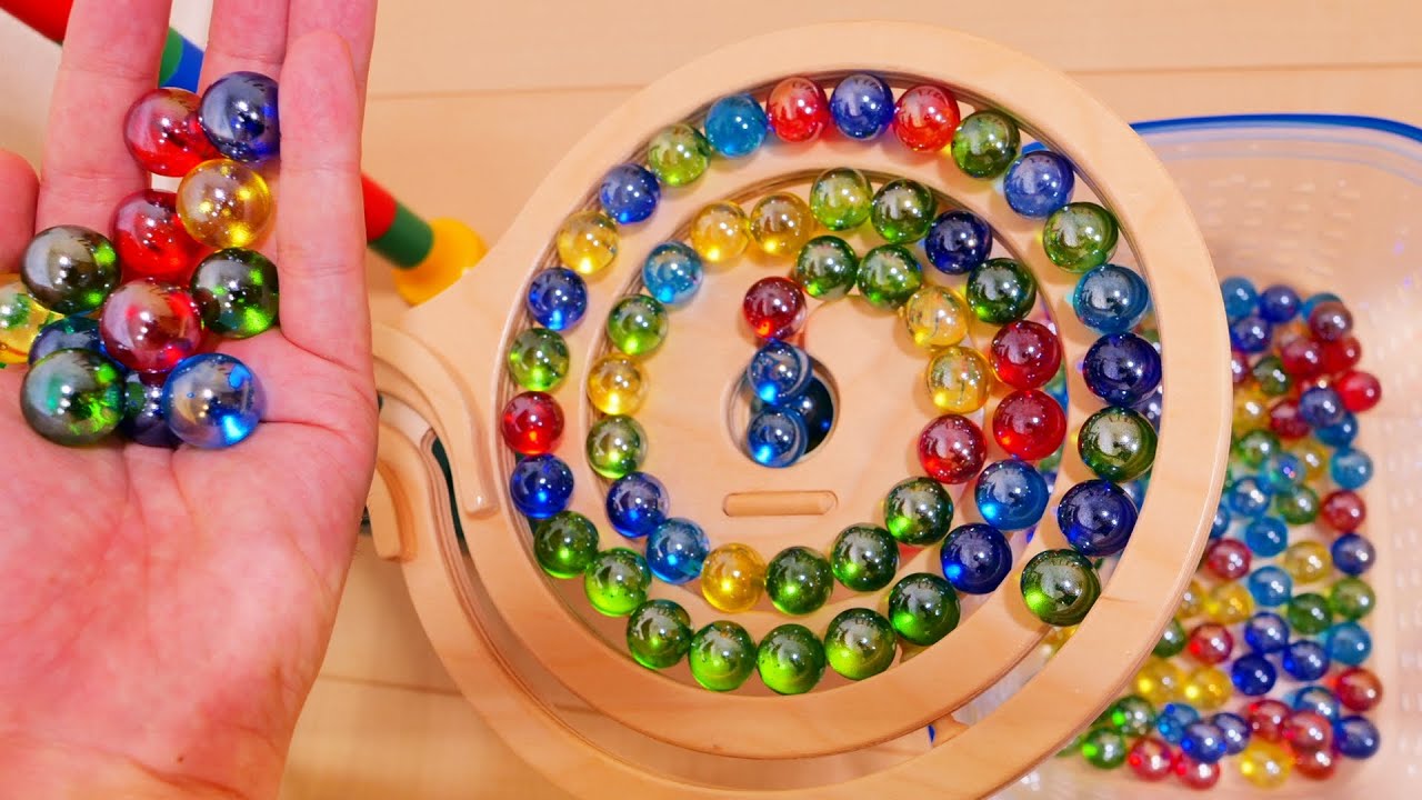 Marble Run Race ASMR ☆  Forcus Sound for Work, Study and Relax