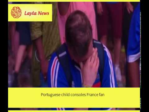 Portuguese child consoles France fan |  By : CNN