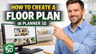 How to CREATE a FLOOR PLAN in Planner 5D (Step by Step)
