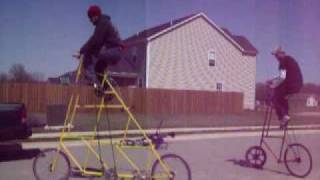 preview picture of video '2 man TALL bike!!'
