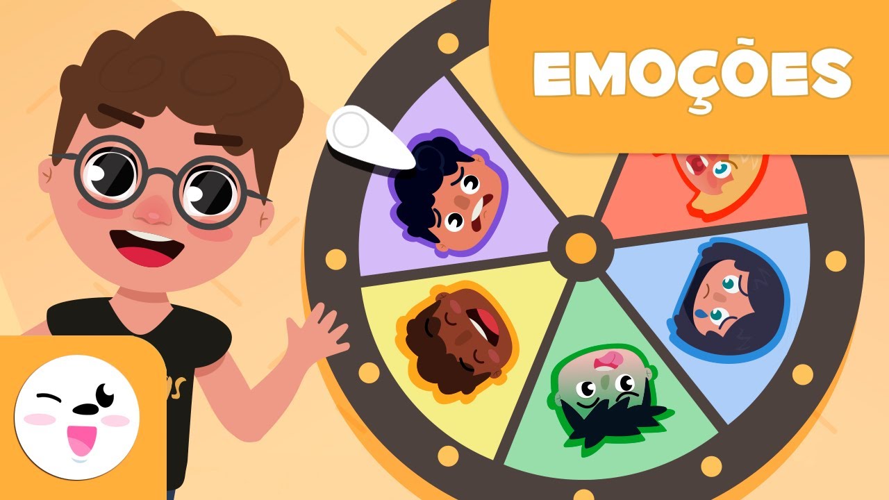 As emoções básicas para crianças - Alegria, tristeza, medo, raiva, nojo e surpresa