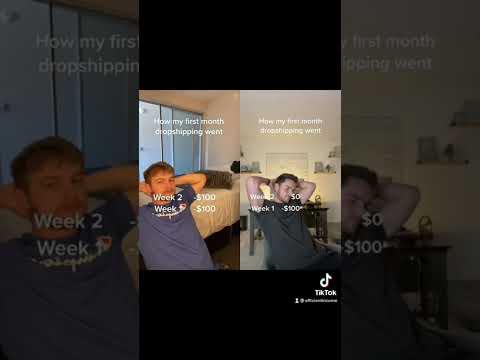 How my first month dropshipping went #shopify #dropshipping #easymoney