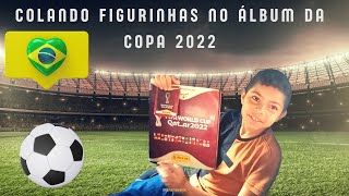 COLANDO FIGURINHAS DA COPA 2022 ⚽✅