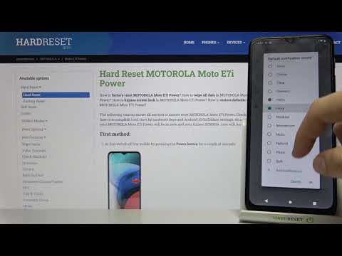 Motorola Moto E7i Power - Notification Tones | Listen Them All
