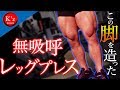 【脚トレ】無呼吸レッグプレスの解説!本当は教えたくない僕の脚を作った最強のレッグプレス!