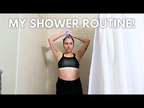 MY SHOWER ROUTINE (APARTMENT VS CAR LIFE) | Katie Carney Video