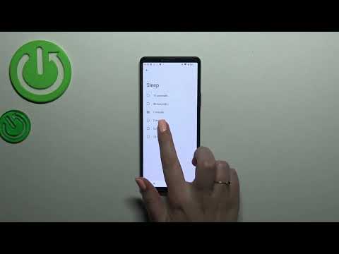 How to Change Screen Timeout on SONY Xperia 10 V