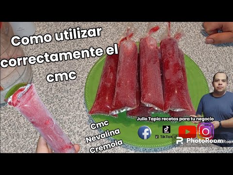 How to properly use CMC in your popsicles or ice creams, how to buy it and what its function is
