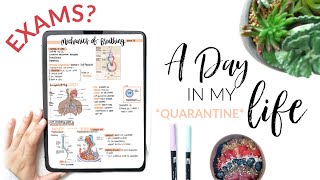 A Day In My Life *quarantine edition* (Exams, IB Chem Tutoring, Grey's Anatomy)