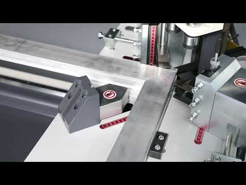 APEX II -Automatic Hydraulic Double Head Aluminum Corner Crimping Machine