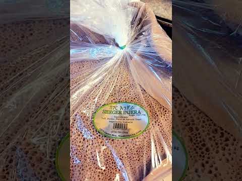 Ethiopian Teff Injera Bread Is Delicious!