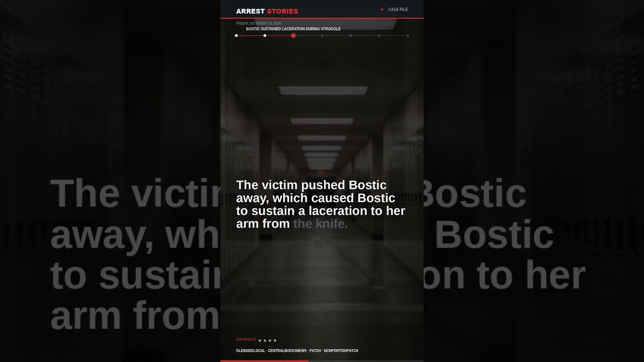 Lori Bostic Walked to Driver's Side with Knife Then Bleeds from It