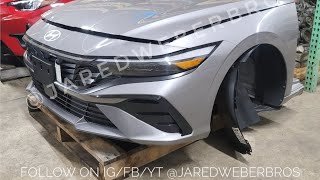 2024 ELANTRA - FRONT CLIP example- Auto Salvage - Front End Assembly - Parts Car.