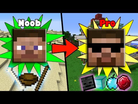 マインクラフトでNOOBからPROに変身するための、より速くて簡単な方法 (More Fast&Easy Ways to Transform from NOOB to PRO in Minecraft)