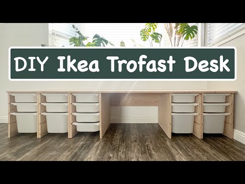 DIY Kid’s Ikea TROFAST Desk
