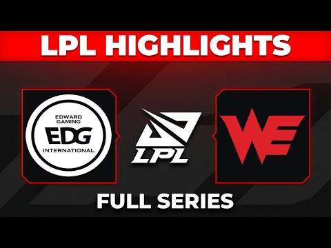EDG vs WE Highlights ALL GAMES | LPL 2026 Split 1 | EDward Gaming vs Team WE by Onivia