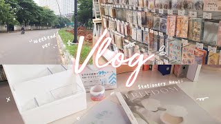 Vlog: Weekend version + Stationery Haul