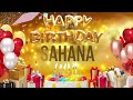 SAHANA - Happy Birthday Sahana