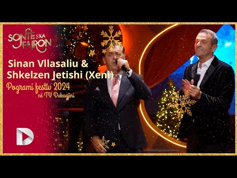 Sinan Vllasaliu & Shkelzen Jetishi (Xeni) - Çke moj Fiti - Gëzuar 2024 LIVE në TV Dukagjini