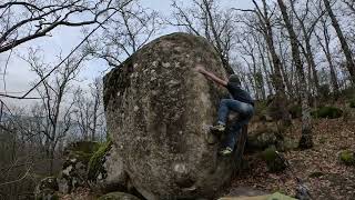 Video thumbnail of La arista del castañar, 7B (sit). El Escorial