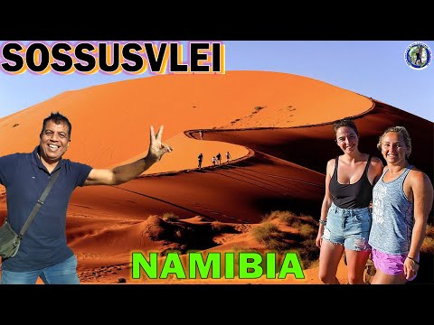 Dunas de areia de Sossusvlei da Namíbia (parte 5) Duna 45 Impressionante Namib Naukluft Park.Namíbia vlog e viagens #Bob
