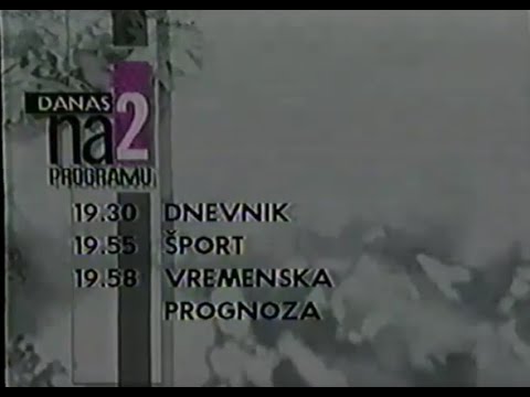 TV raspored, videostranice, HTV 2, 1993.g