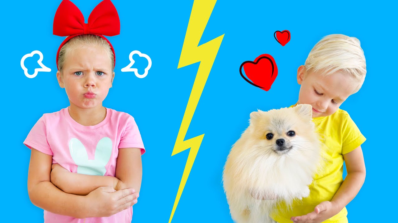 Naomi learns to share!