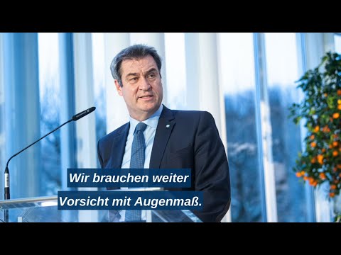 Ministerpräsident Dr. Söder nach der Ministerpräsidentenkonferenz (07.01.22) - Bayern