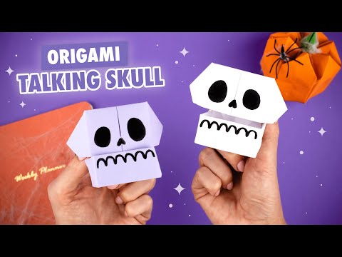 Оригами Pop It Котик из бумаги Origami Paper Pop It DIY TikTok Fidget Toy Антистресс игрушка