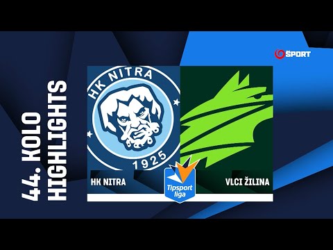 44. kolo: HK Nitra - Vlci Žilina 2:0 (0:0, 1:0, 1:0)
