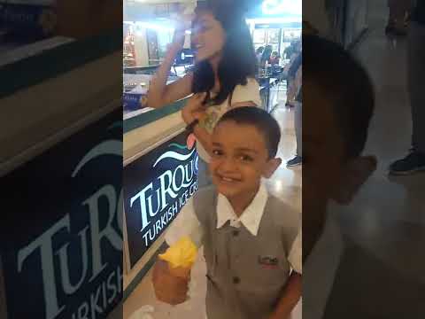 DLF Mall || TURQUOISE ICE CREAM || Turkish Ice Cream || Namish Roshan