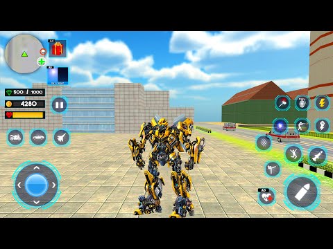 Bumblebee Multiple Transformation Jet Robot Car Game 2023 - Android GamePlay Walkthrough