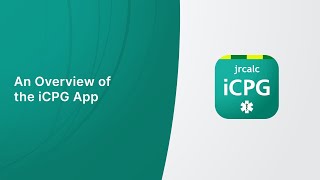 An Overview of the JRCALC iCPG App