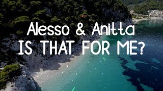 Alesso &amp; Anitta - Is That For Me (Lyric Video)