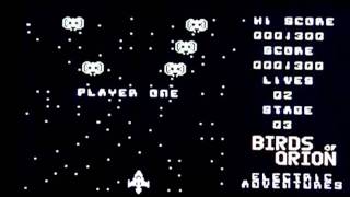 Meteor Swarm & Birds Of Orion on MSX Vintage Computer. Gameplay & Commentary