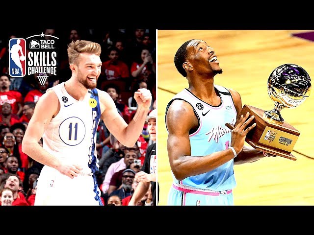 NBA All-Stars Luka Doncic, Chris Paul banner 2021 Skills Challenge