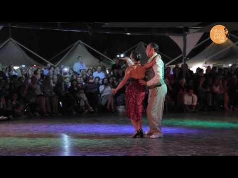  Lucila Cionci  and  Joe Corbata  are  dancing  at  Catania Tango Festival  in  2016