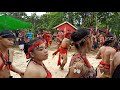 Atraksi Tarian Dayak Di Paseban Desa Sabung Setangga Kec Subah Kab Sambas Kalbar