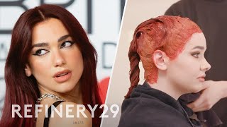 I Got a Dua Lipa Inspired Cherry Cola Hair Transformation | Hair Me Out